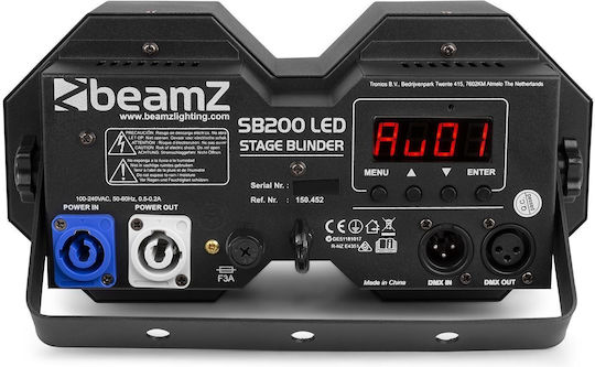 BeamZPro Strobe Light LED SB200 Stage Blinder Θερμό Λευκό