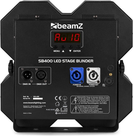 BeamZPro Strobe Light LED SB400 Stage Blinder 4x50W Θερμό Λευκό