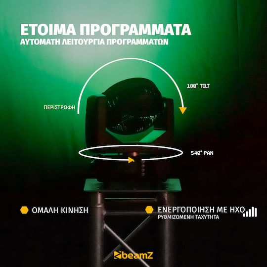 BeamZPro Lumina în mișcare LED cu Cap Robotic Fuze712 RGBW
