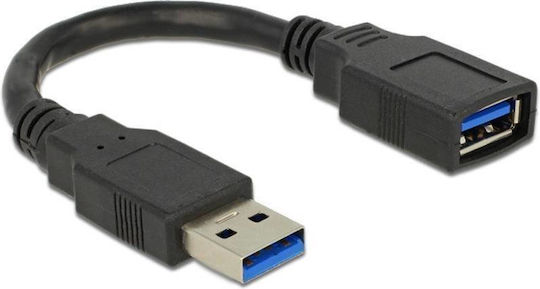 DeLock Μετατροπέας USB-A male σε USB-A female 1τμχ 82776