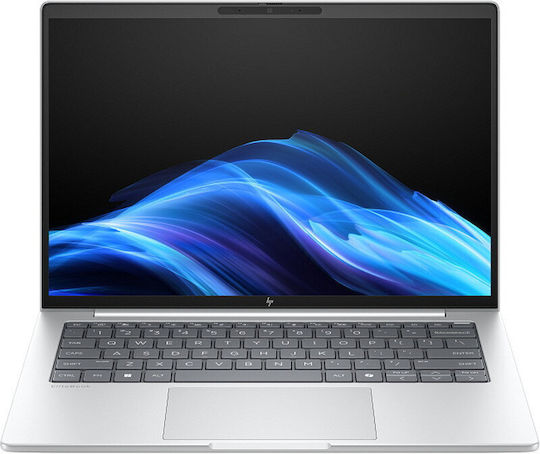 HP EliteBook 8 G1i 14 Zoll IPS QHD+ (Ultra 7-258V/32GB/1TB SSD/W11 Pro) Gletscher Silber (Englisch US Tastatursprache)