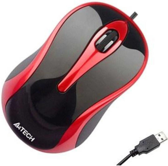 A4Tech N350 С кабел Мишка Черен