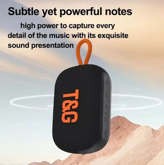 T&G 472 Ηχείο Bluetooth 7W με Ραδιόφωνο και Διάρκεια Μπαταρίας έως 3 ώρες Μπεζ