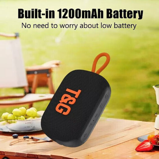 T&G 472 Ηχείο Bluetooth 7W με Ραδιόφωνο και Διάρκεια Μπαταρίας έως 3 ώρες Μπεζ