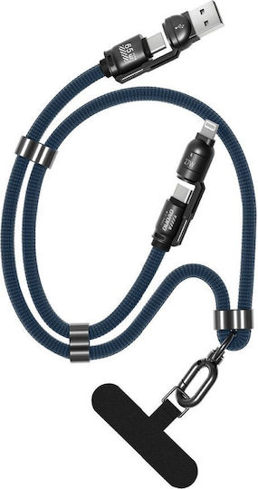 Dudao USB-C to Lightning Cable 65W Μπλε