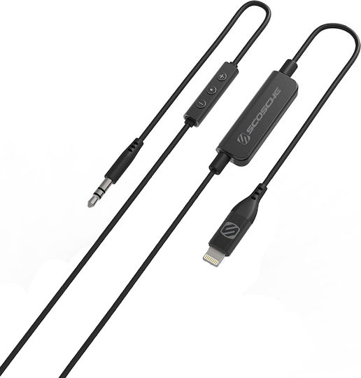 Scosche Regular la Cablu Lightning Negru 1m (I3AAC)