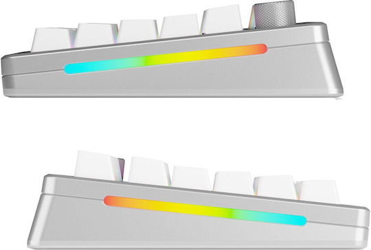 Glorious PC Gaming Race GMMK 3 Pro Tastatură Mecanică de Gaming 75% cu Comutatoare Glorious Fox și Iluminare RGB (Engleză SUA) Alb