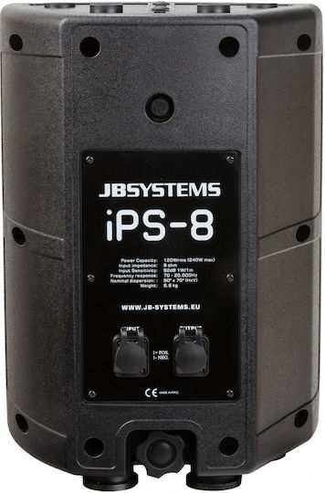 Jb Systems IPS-08 Παθητικό Ηχείο PA 1200W με Woofer 8" 29x22x40.2εκ.