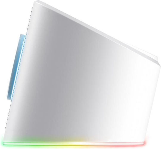 Trust GXT 619 Thorne RGB Illuminated Soundbar Ηχεία Υπολογιστή 2.0 με Ισχύ 12W σε Λευκό Χρώμα