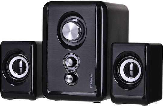 Defender V11 Computerlautsprecher 2.1 mit Leistung 11W in Schwarz Farbe