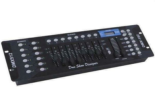 Dmx512 Controller Lighting Console with 192 Control Channels / 12 XLR Inputs