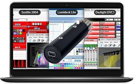 BeamZPro Sushi-Ds Interface για Κονσόλα Φωτισμού με 128 Κανάλια Ελέγχου / 1 Είσοδο XLR Συμβατό Λειτουργικό Windows και Σύνδεση USB (για PC)