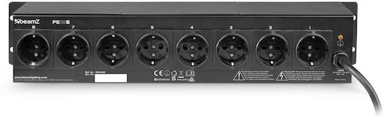 BeamZPro PS08S DMX Switch για Κονσόλα Φωτισμού με Τοποθέτηση Rack
