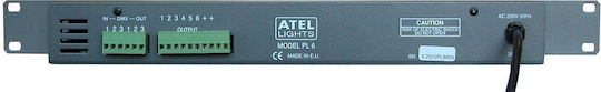 Atel Lights PL-6 DMX Dimmer for Lighting Console / 1 XLR Input with Rack Rack Mount