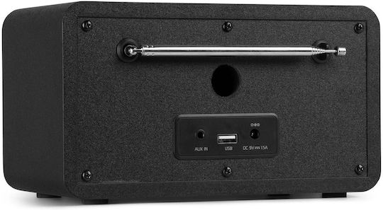 Audizio Avio Επιτραπέζιο Ραδιόφωνο Ρεύματος DAB+ με Bluetooth και USB Ασημί