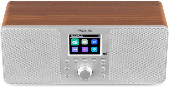 Audizio GENUA Cu alimentare la rețea DAB+ cu Bluetooth Argintiu