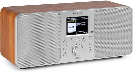 Audizio GENUA Cu alimentare la rețea DAB+ cu Bluetooth Argintiu