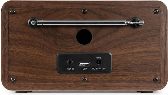 Audizio Avio Επιτραπέζιο Ραδιόφωνο Ρεύματος DAB+ με Bluetooth και USB Wood