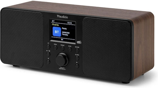 Audizio GENUA Tabletop Radio Electric DAB+ with Bluetooth Wood