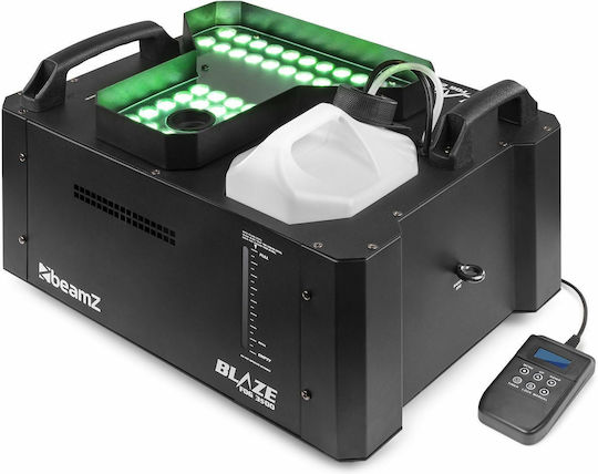 BeamZPro Μηχανή Καπνού LED 3500W με Ενσύρματο / Ασύρματο Χειριστήριο και Δυνατότητα Σύνδεσης με Κονσόλα Φωτισμού