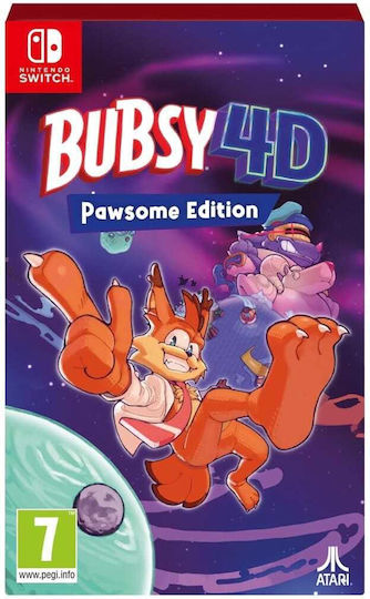 Bubsy 4D Pawsome Edition Switch Game