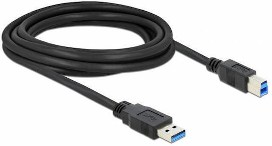 DeLock USB 3.0 Cable USB-A male - USB-B male 3m (85069)