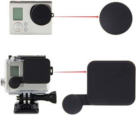 Set Caps Gopro Hero 3 Housing Lens Battery