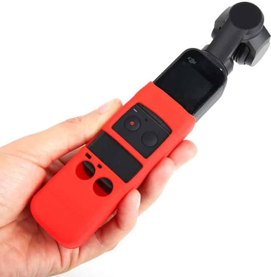 Калъф Dji Osmo Pocket Силиконов Червен