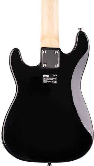 Max Gigkit Junior Electric Guitar Package 1/4 Black