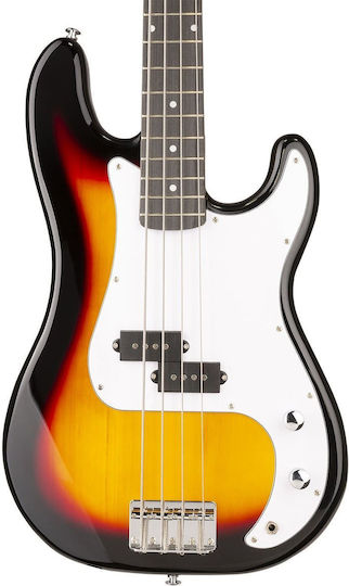 MAX Електрическа Китара Stratocaster Бяла с Калъф
