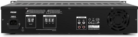 Power Dynamics PRS360 Τελικός Ενισχυτής Εγκαταστάσεων με 1 Ζώνη 360W/100V 100VS594
