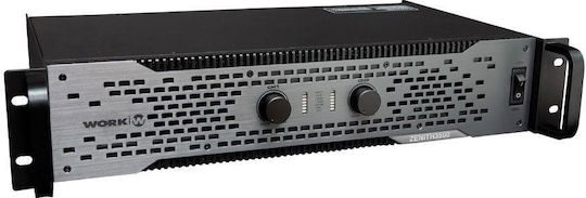 Work Zenith 3500 Τελικός Ενισχυτής PA 2 Καναλιών 1750W/4Ω 1000W/8Ω