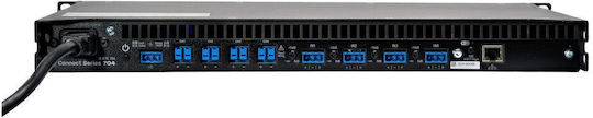 Lea Connect 168D Commercial Power Amplifier 8 Channels 8 Zone 160W/100V with Cooling System Black
