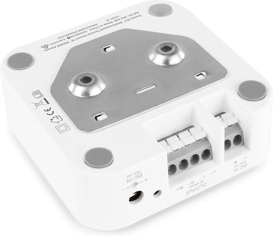 Power Dynamics BT20 Ολοκληρωμένος Ενισχυτής PA 2 Καναλιών 30W/8Ω και Σύνδεση Bluetooth σε Λευκό Χρώμα