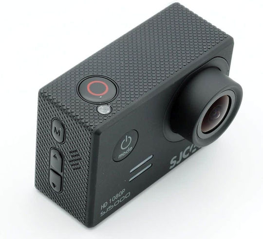 SJCAM SJ5000 Екшън Камера Full HD (1080p) Водоустойчива (с Калъф) Стандартна с Екран 2" и Wi-Fi Черна