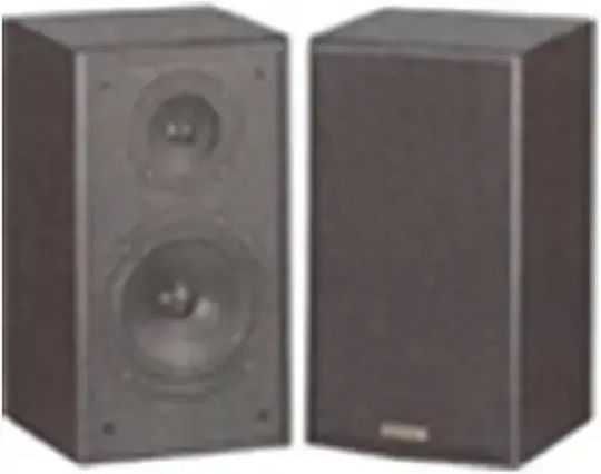 REACT AV-965S Pair of Hi-Fi Speakers Bookself 80W 2 No of Drivers W22xD24xH40cm. Brown