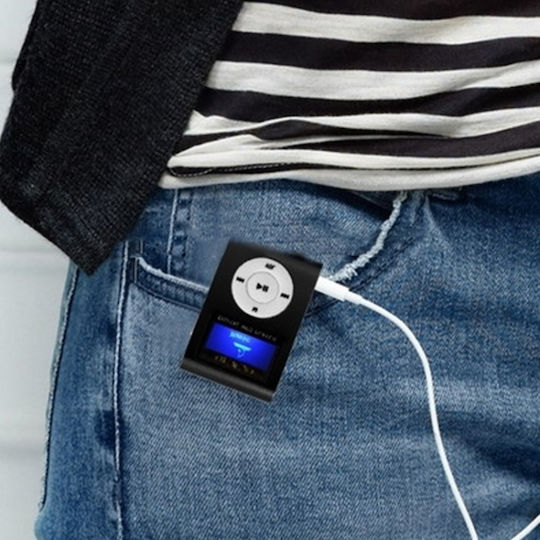 MP3 Player with LCD Screen 1.1" Black S-MP3-2016B