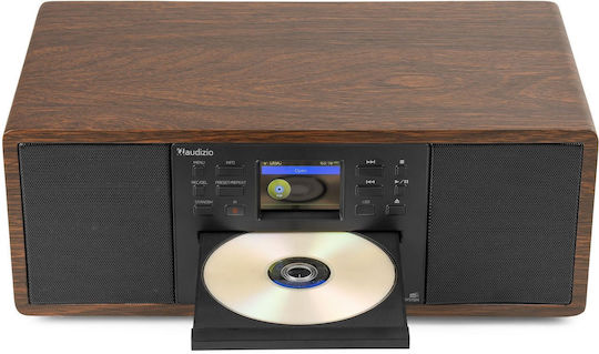 Audizio Ηχοσύστημα 2.0 Avola 102.290 60W με CD Player, WiFi και Bluetooth Καφέ