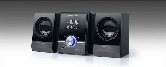 Muse Sound System 2 M-38 BT M-38BT 10W with CD / Digital Media Player and Bluetooth Black