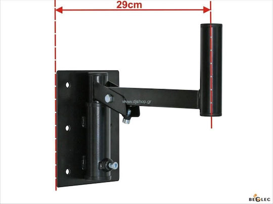 Jb Systems Επιτοίχια Βάση Ηχείων PA ύψους 30.48-30.48cm σε Μαύρο Χρώμα