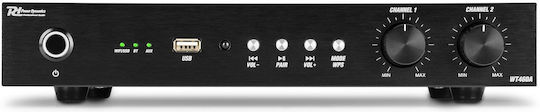 Power Dynamics WT460A Интегриран Hi-Fi усилвател Stereo Черен
