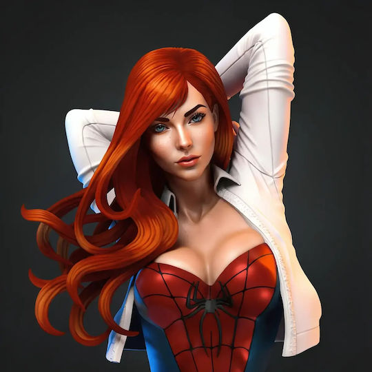 Figurină Mary Jane Spider Suit 330mm 3d Tipărită 20 Cm 1:8