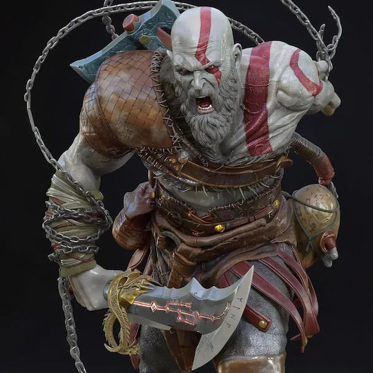 Фигура Kratos Action Pose Богът на войната 3d Печатана Фигурка 3d Печат-15 2 См 1:12