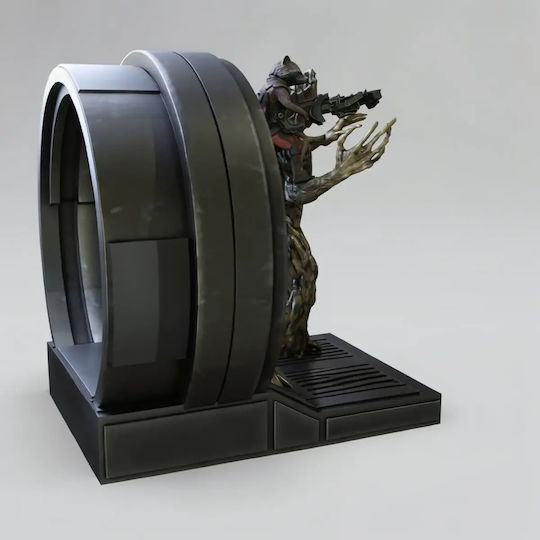 Figurină Rocket Groot V3 Guardians Galaxy Model 3D Imprimat 30 Cm 1:6