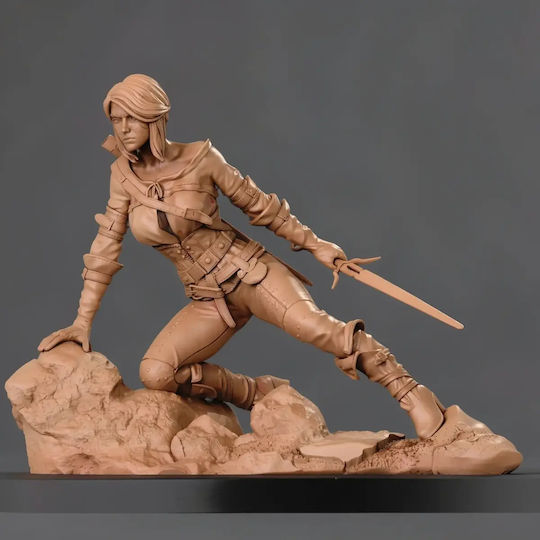 Figurină Ciri The Witcher 3 3D Tipărită 11 4 Cm 1:16