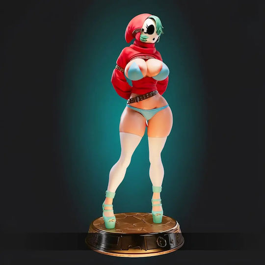 Фигура Shygal Thicc 3D Печат Модел Super Mario 3D Печатна 7 6 См 1:24