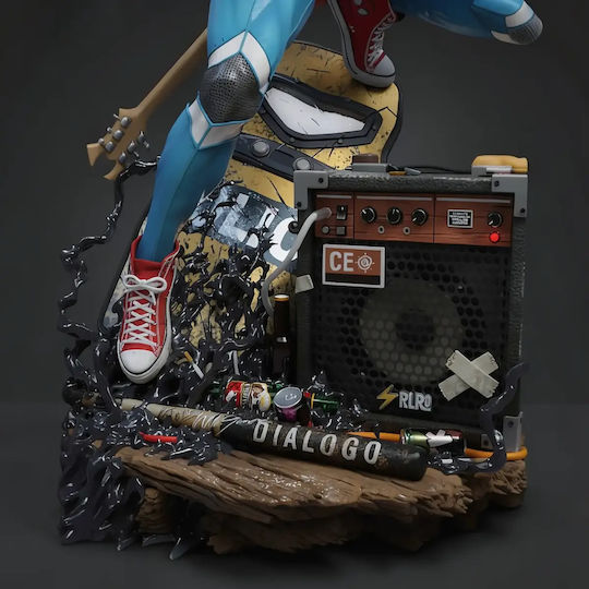 Figurină Spider Punk Music 3D Tipărită 7 6 Cm 1:24