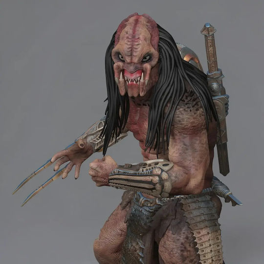 Predator Figure From Prey 2022 3D Printed 11.4 Cm 1:16
