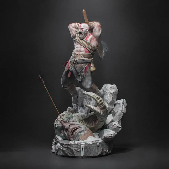 Kratos Figure His Axe God War 3D Printed 7 6 Cm 1:24