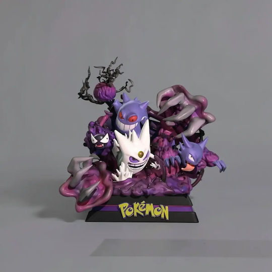 Figure Gengar Family Evolution Pokemon 3D Printed 11 4 Cm 1:16